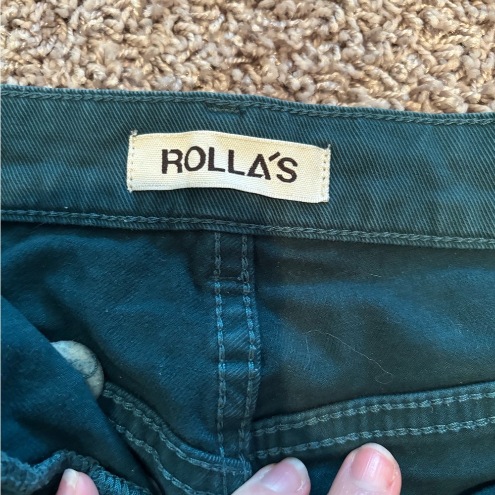 ROLLA'S Deep Teal Pants - Picture 2 of 3